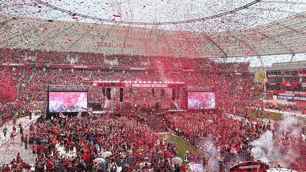 NIESEN unterstützt Bayer 04 Leverkusen bei historischer Meisterfeier