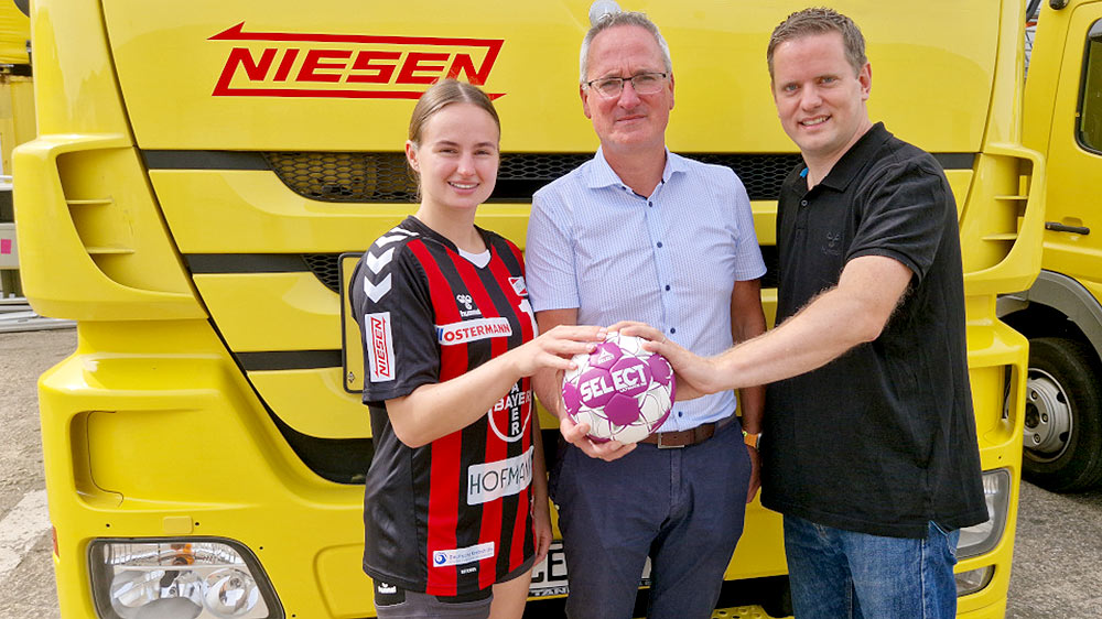 NIESEN ist Trikotsponsor der Leverkusener Werkselfen