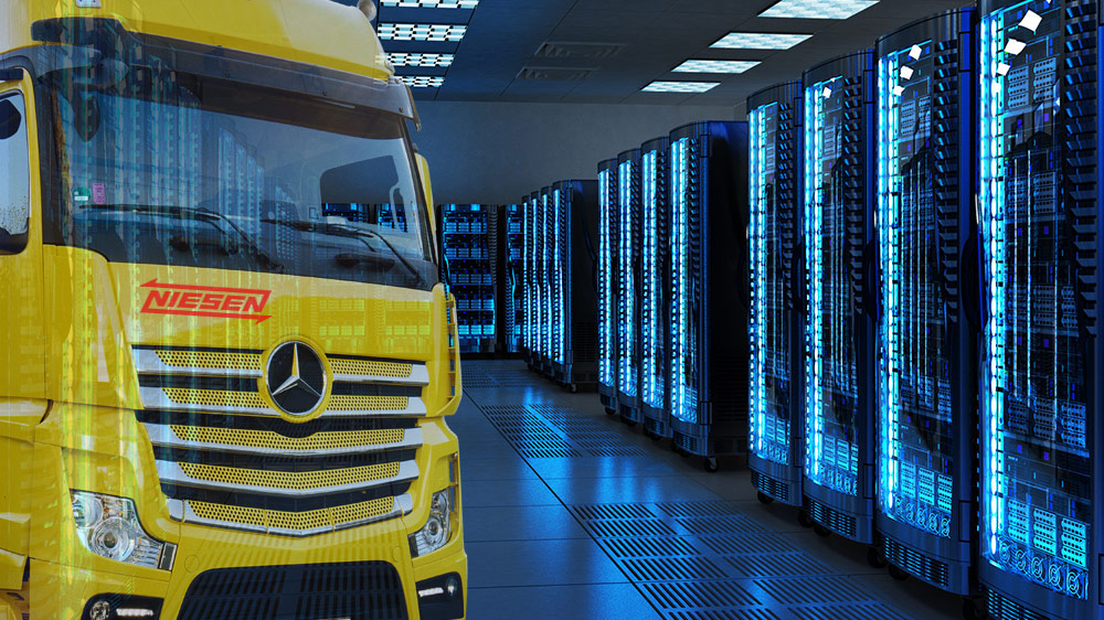 Umzug Hunderter Server on time. NIESEN verstärkt Geschäftsfeld IT-Umzüge