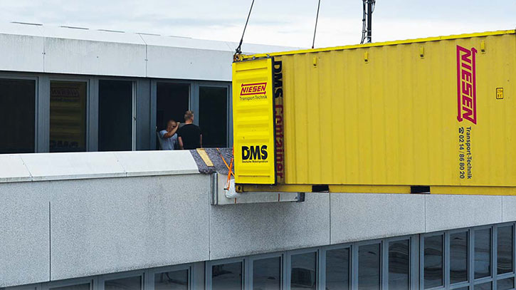 Umzug der Steuerkanzlei Laufenberg Michels und Partner mit 50 Büros in Köln
